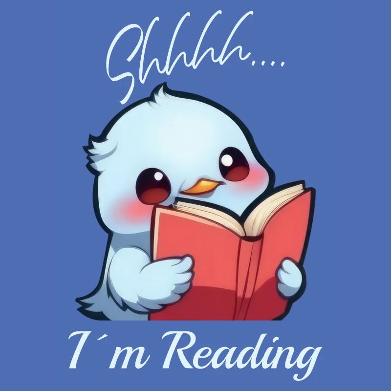 Vogel mit Buch