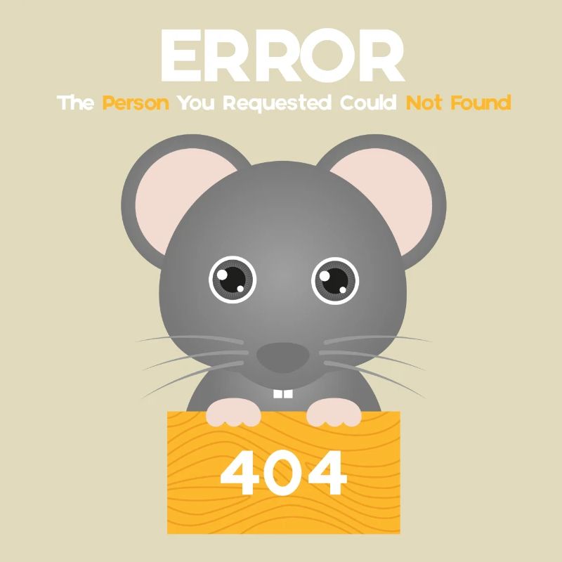 Error 404 Mouse