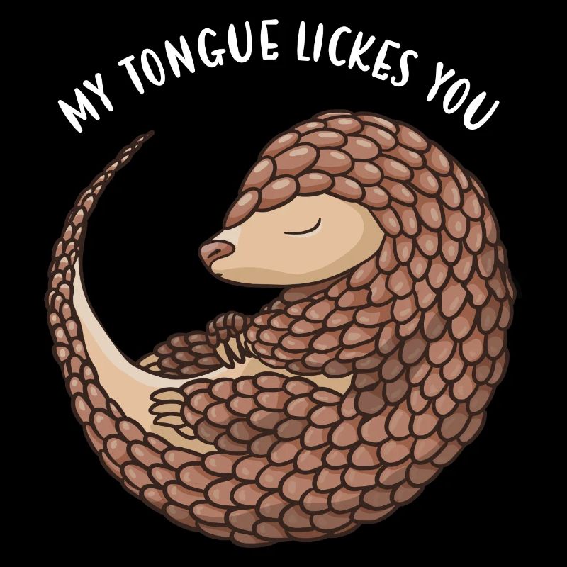 Ma langue te lèche Pangolin