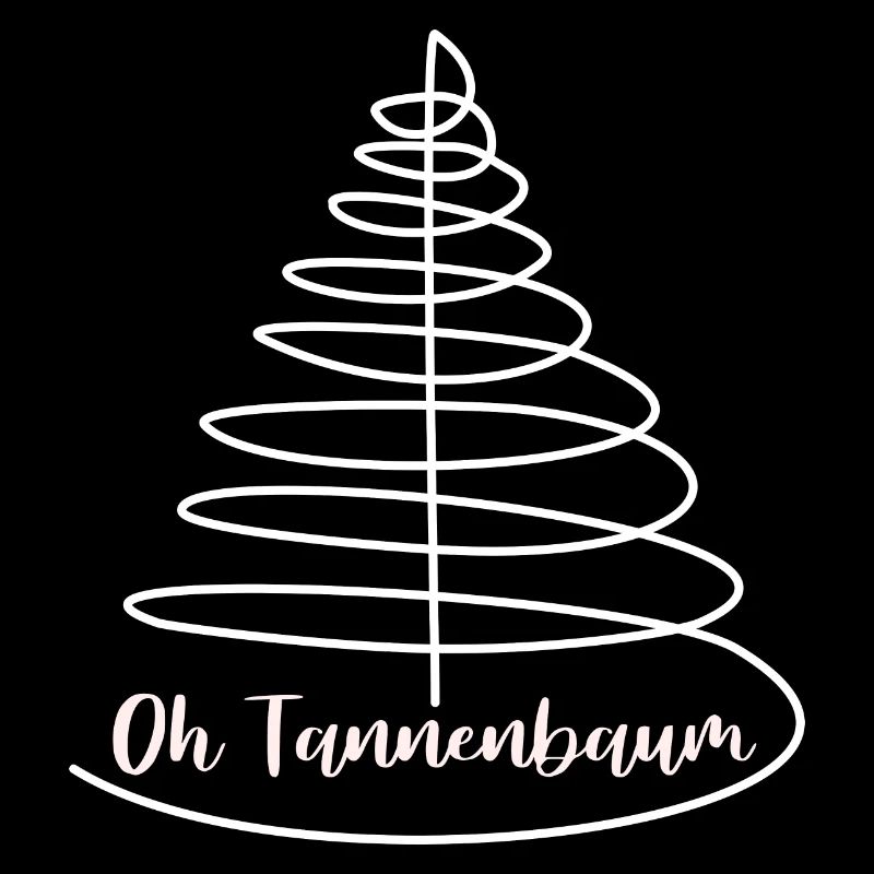 Oh Tannenbaum Lineart Design