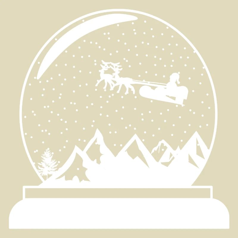 Snow Globe Conception de globe de Noël