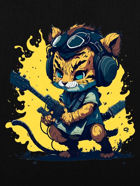 Tiger Gitarre