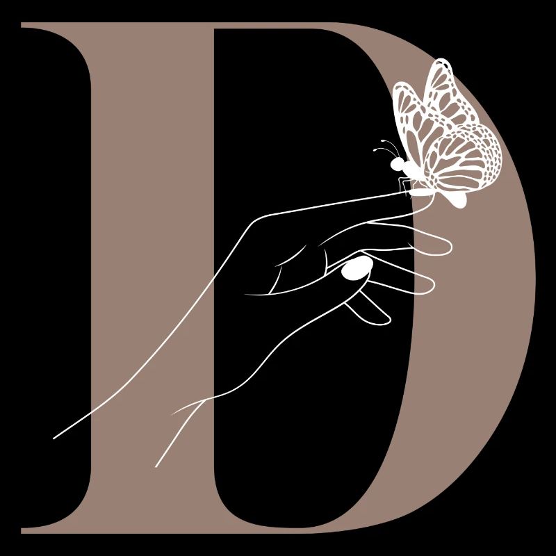 Magic butterfly letter