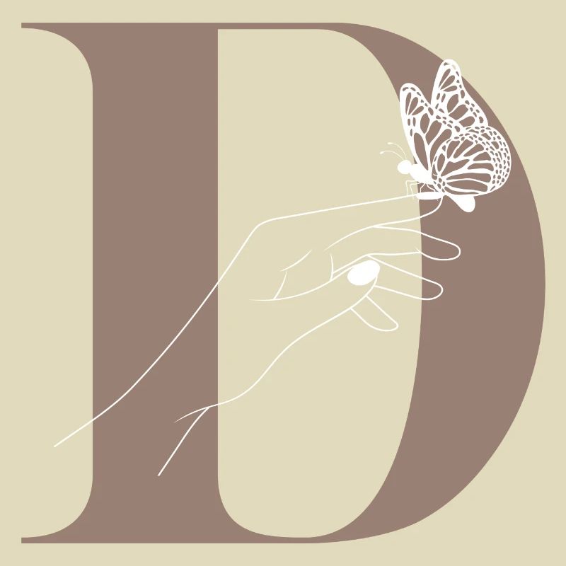 Magic butterfly letter