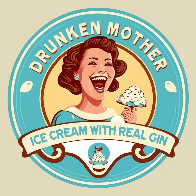 Betrunkenes Mutter-Eis