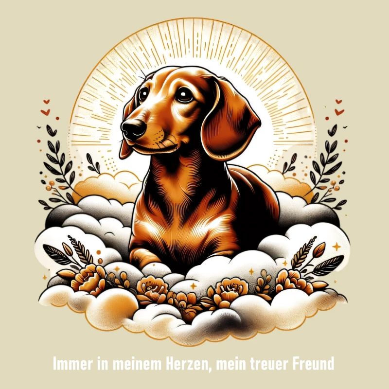 Coping with grief rainbow bridge Dachshund