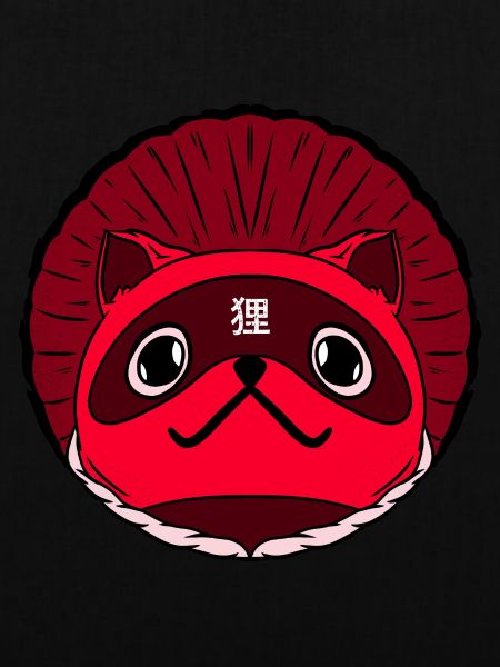 Tanuki, der Waschbär