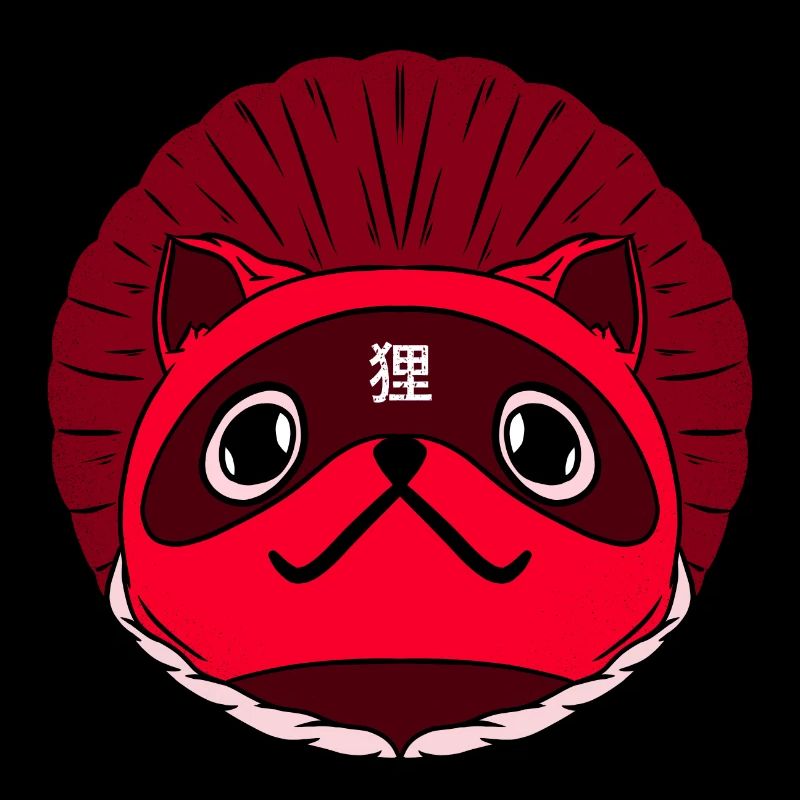 Tanuki, der Waschbär