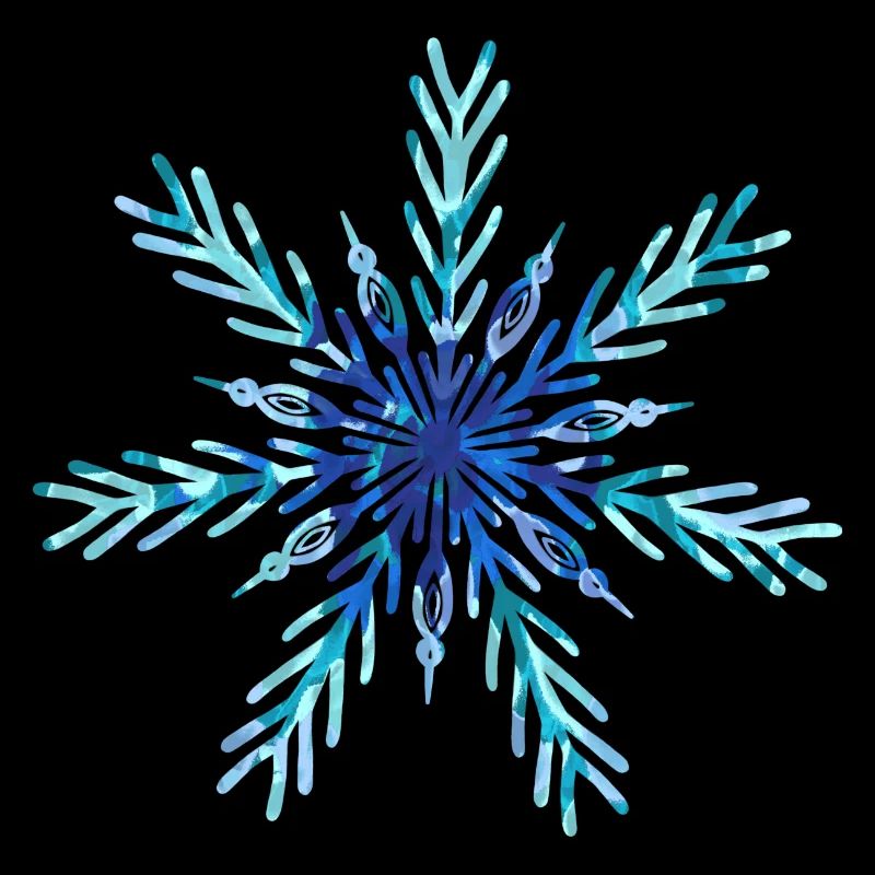Cristal de glace flocon de neige