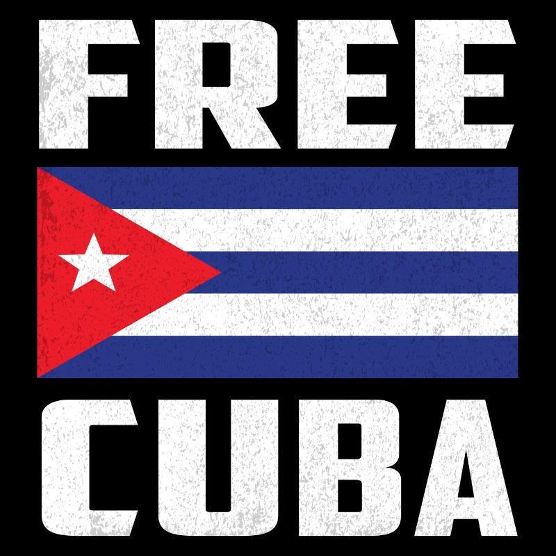 Vintage Free Cuba - Cuba Flag