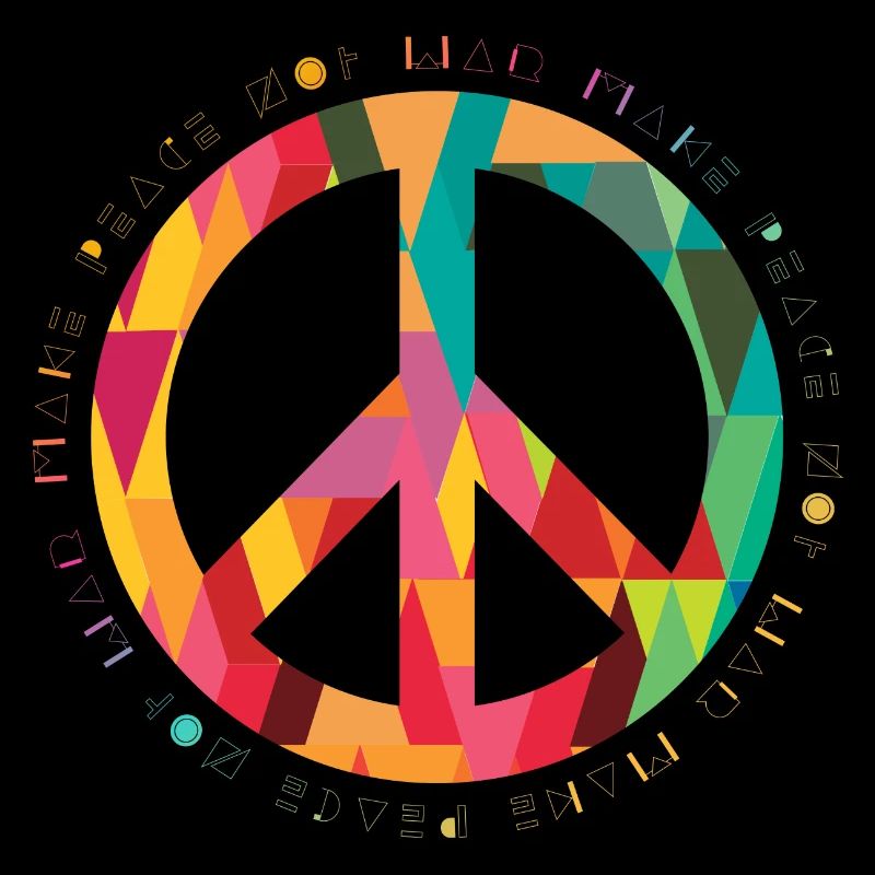 Make Peace not War - Peace Zeichen - Frieden