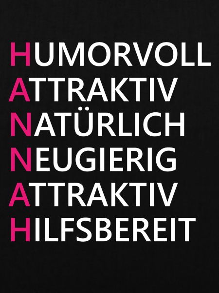 Hannah Name Geschenk