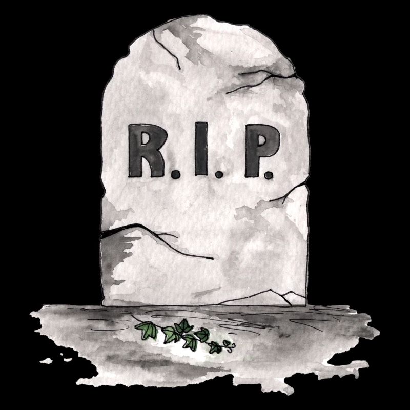 Rest in Peace Grabstein RIP