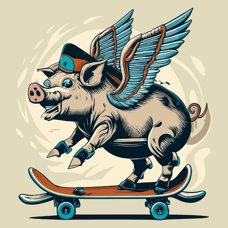Schwein an Deck