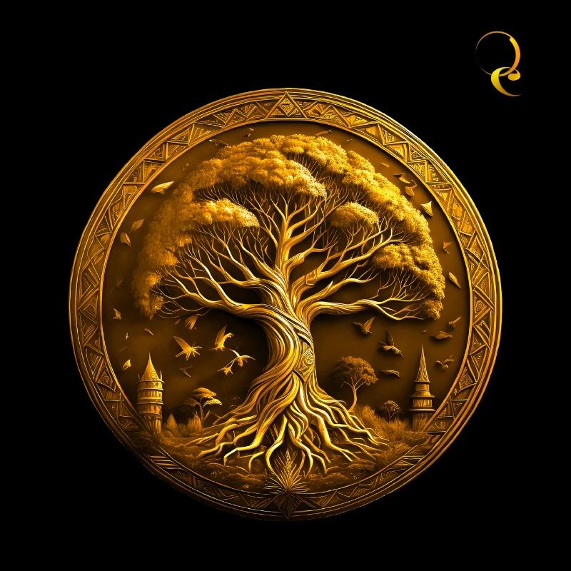 GOLDENER BAUM DES LEBENS