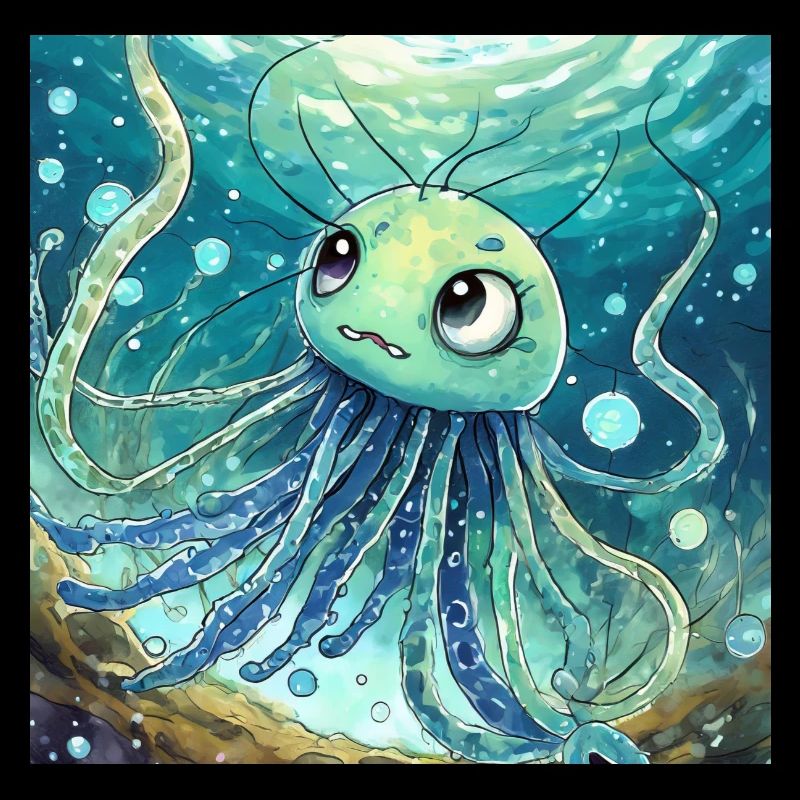 Verlorene kleine Octopus