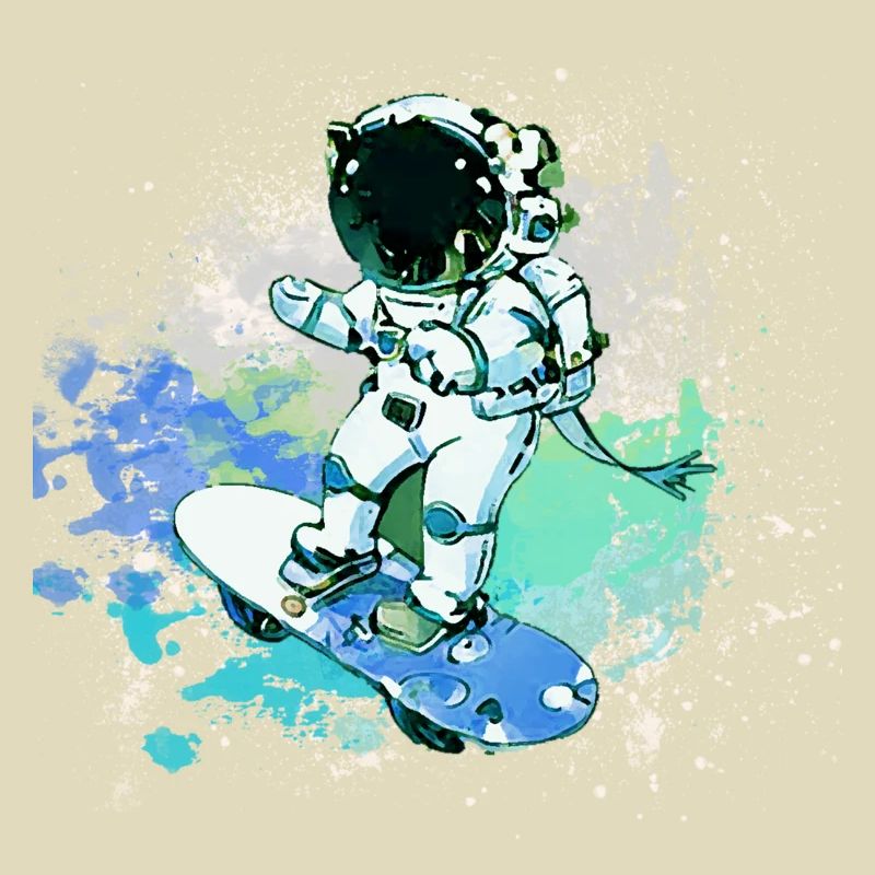 graffiti,skateboard,malerei,Astronaut