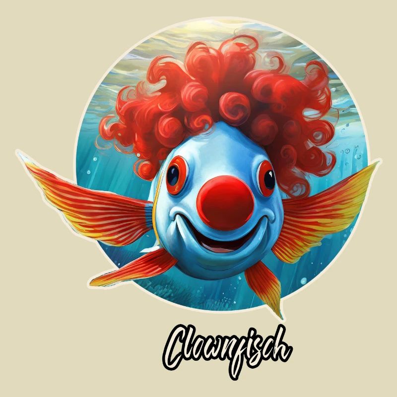 Pun ambiguous german expression - Clownfisch