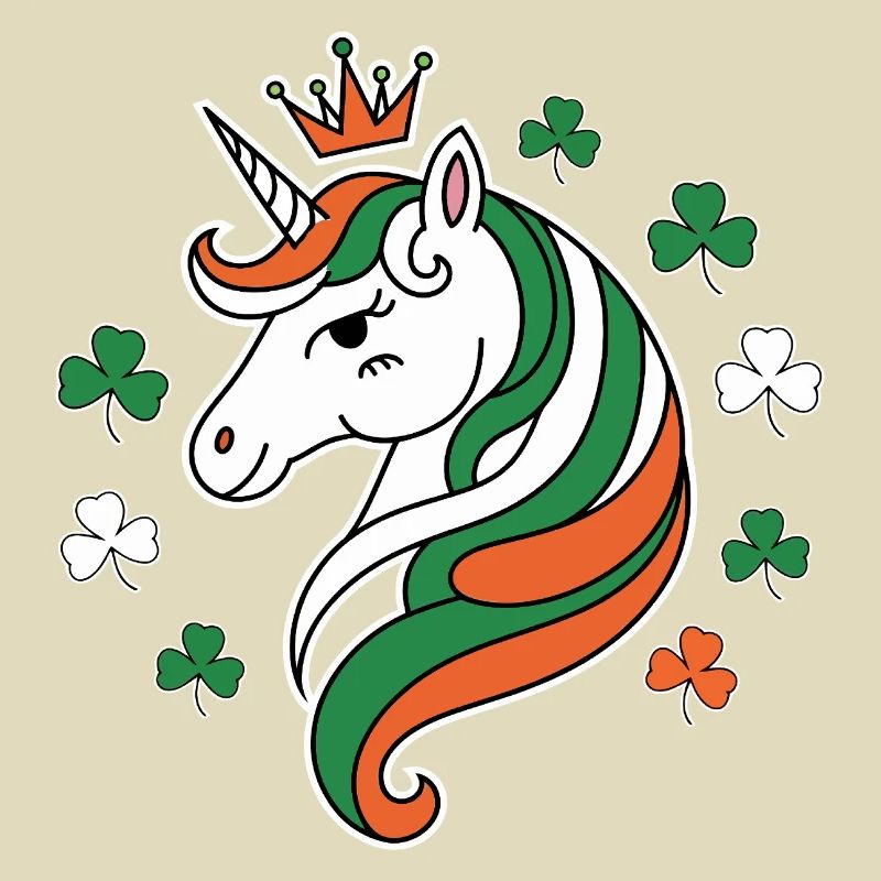 St. Patrick's Day Einhorn