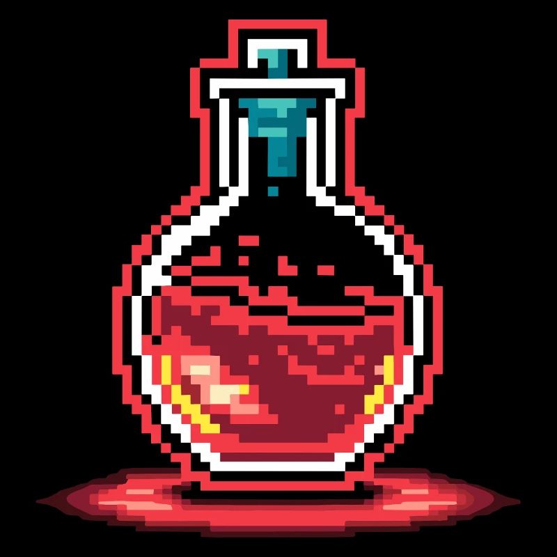 Potion de guérison des pixels : Reconstituez la vie !