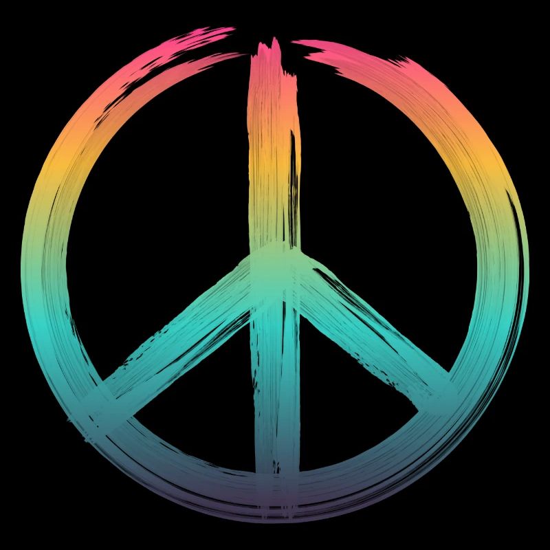 Peace Zeichen - Frieden Zeichen - Logo