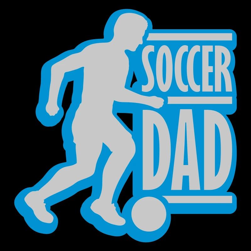 Logo du papa de soccer gagnant