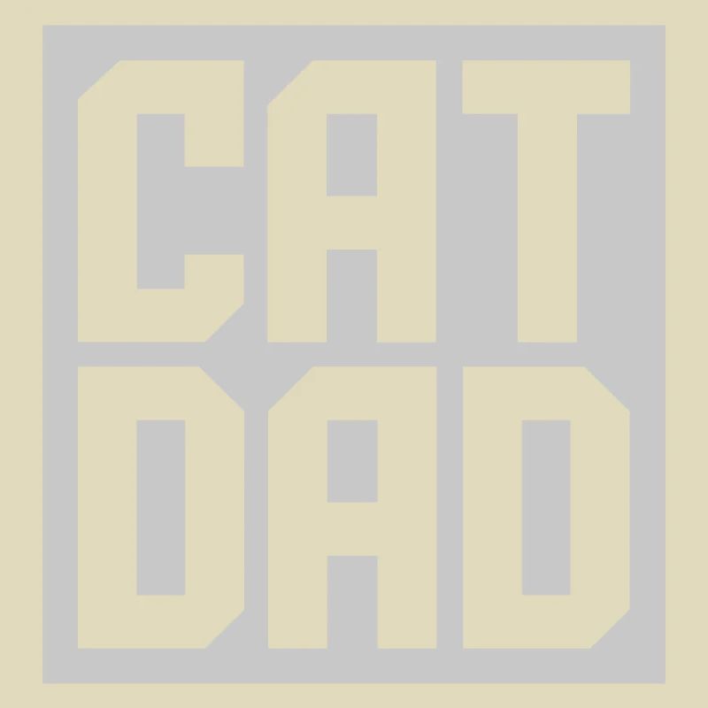 Design Schild Cat Dad