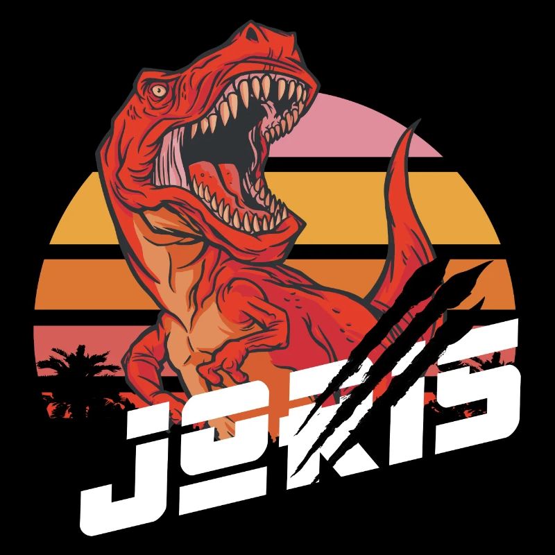 JORIS - Beau prénom de garçon avec T-REX Dino