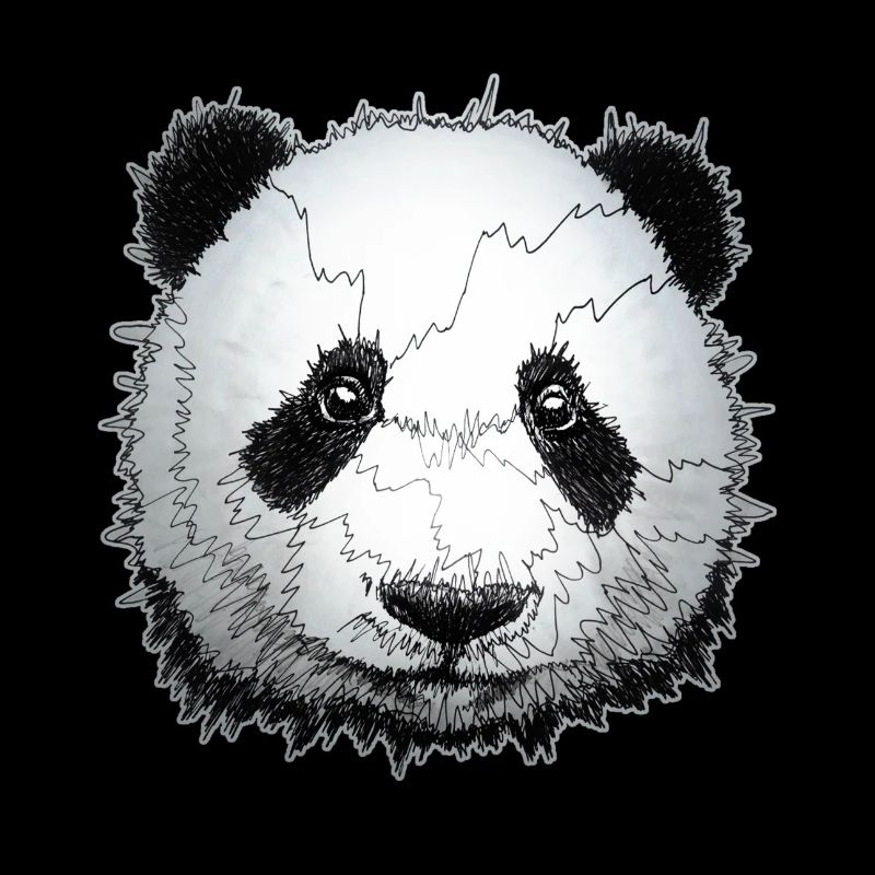 Panda - cooler Pandabär - einzigartiges Design