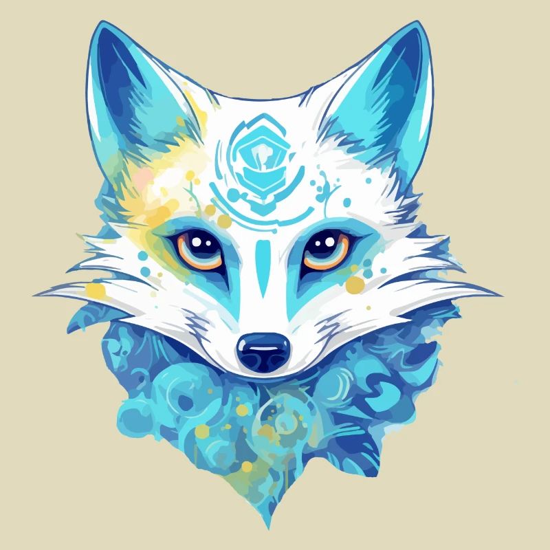 Le renard bleu