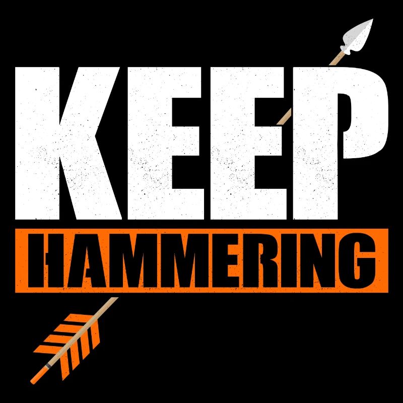 Keep Hammering Bow & Arrows Target Archery