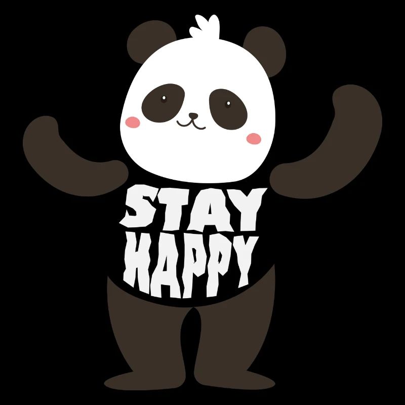 Restez heureux Panda