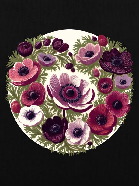 Lila Anemone