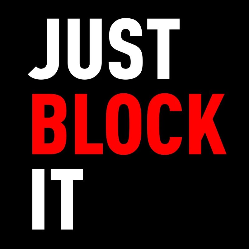 il suffit de le bloquer