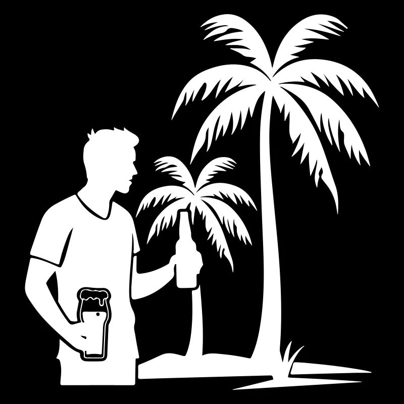 Palm Tree Holiday Drinking