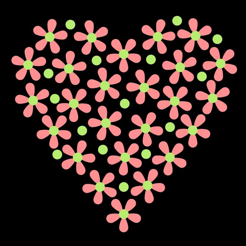 Blümchenherz / heart of daisies (2c)