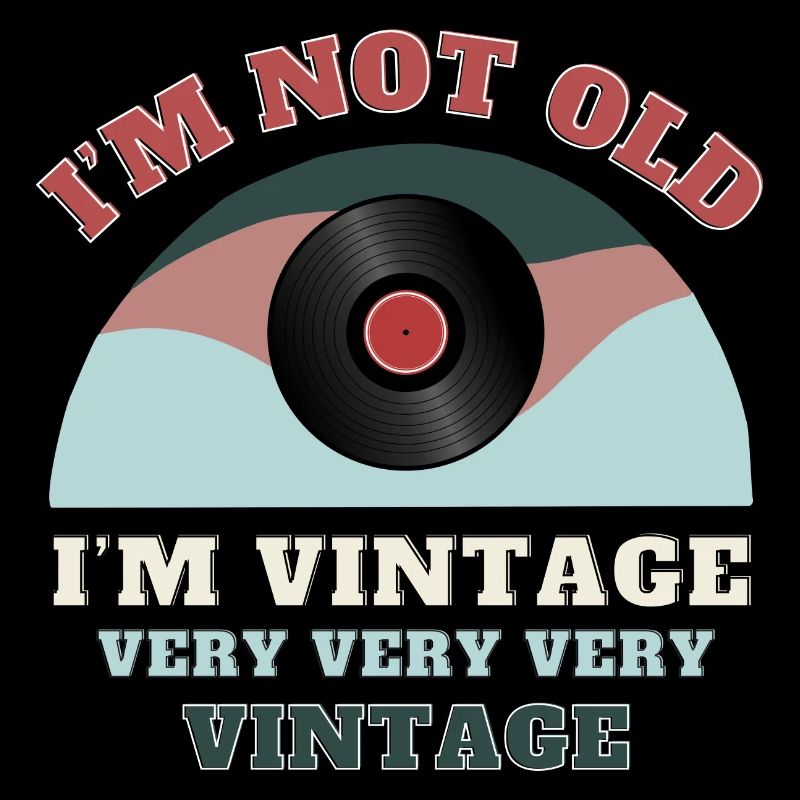 50. Geburtstag Ich bin nicht alt Ich bin Vintage