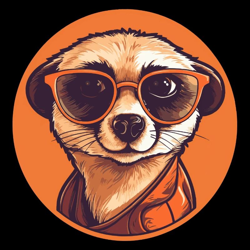 Erdmännchen mit Sonnenbrille, Suricate
