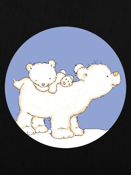 Baby Polar Bear with Dad