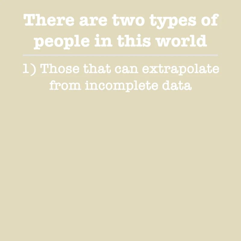 Extrapolate Data people