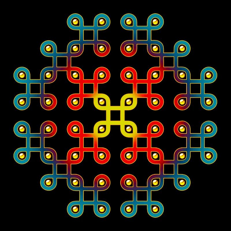 INFINITY LOOP - symbol interconnectedness of all