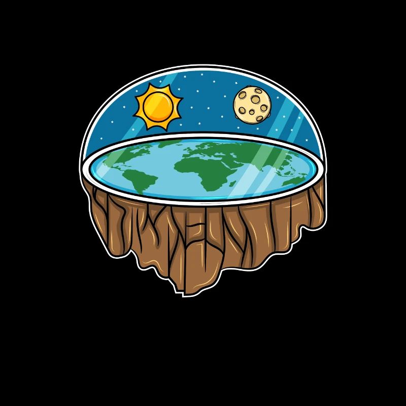 Flat Earth Flat Earth Space Gift
