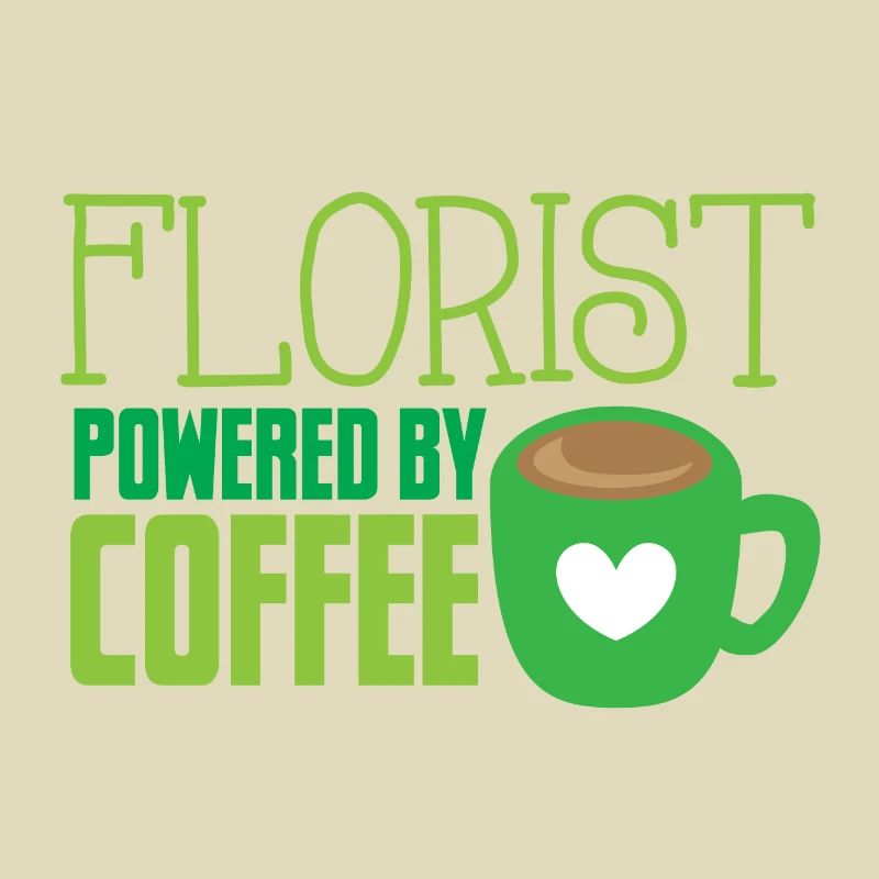 Blumengeschäft mit Kaffee