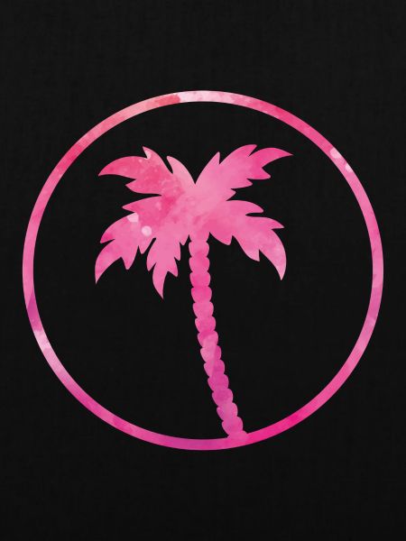 palm tree pink design