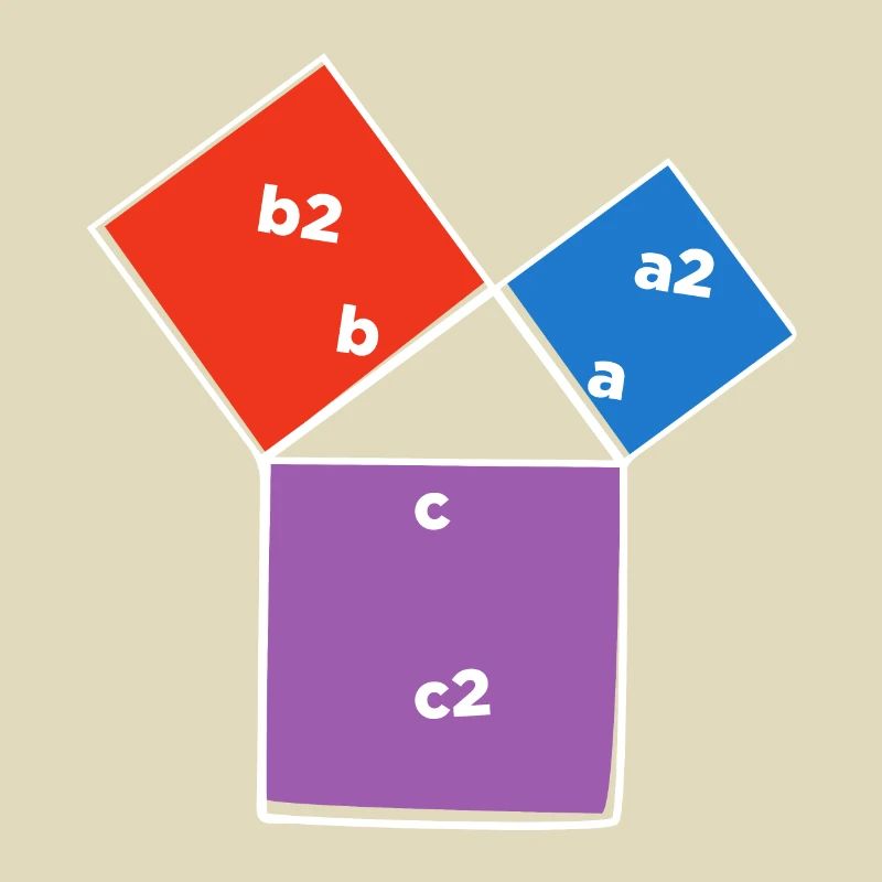 Pythagorean theorem triangle math lover poison