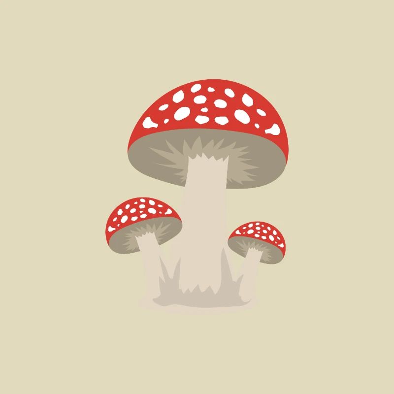 Pilz Glückspilz Wald Geschenkidee