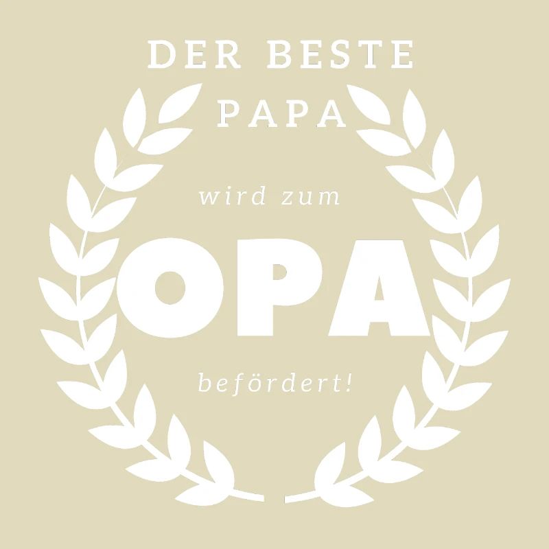 Der Beste Papa wird zum Opa befördert Geschenkidee