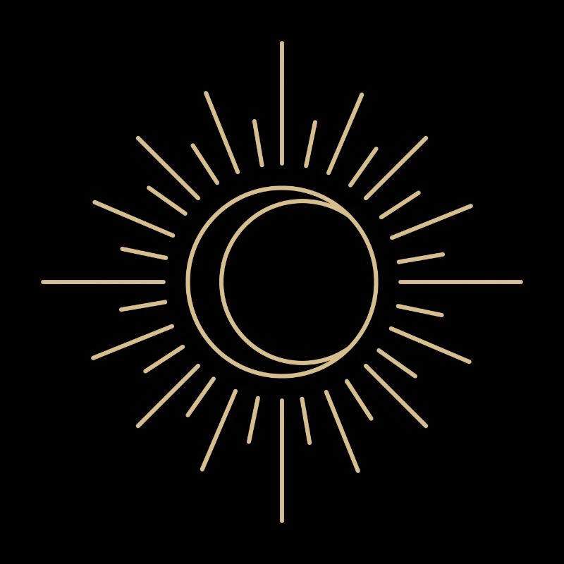 Moon and sun