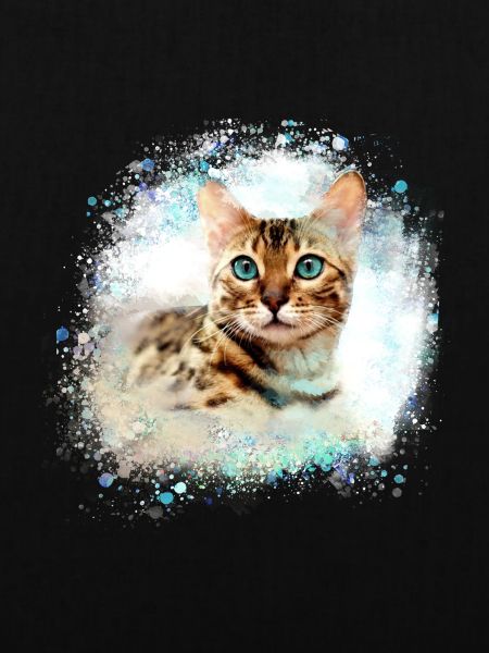 bengal cat,cat,bengal,graffiti,painting