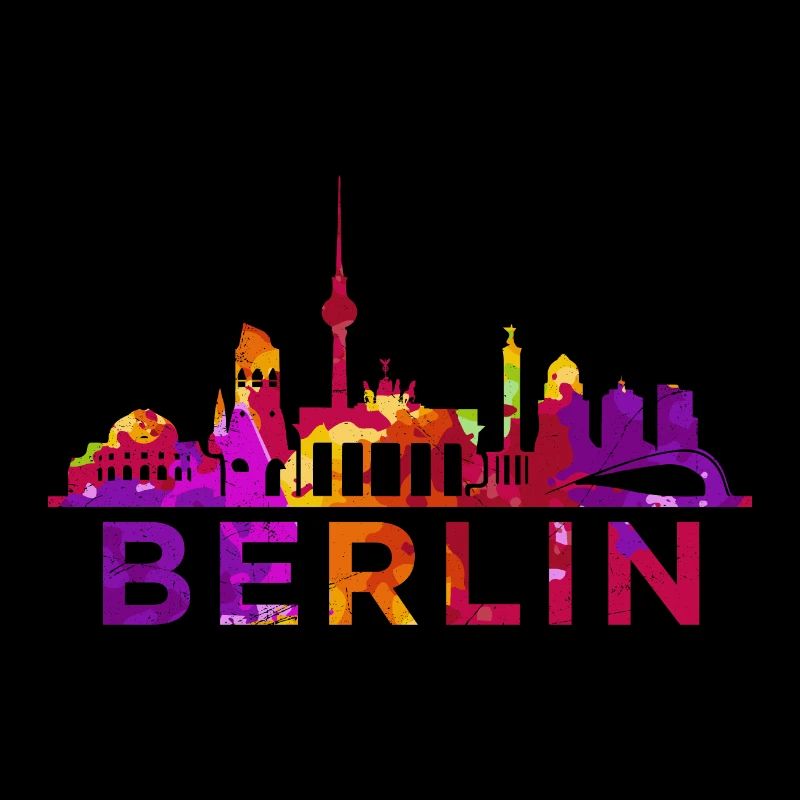 Berlin Skyline Impression Souvenir Geschenkidee